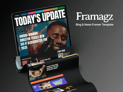 Framagz - News Framer Template